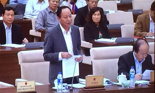 Tán thành nội dung chỉnh lý dự án Luật quản lý, sử dụng vũ khí, vật liệu nổ và công cụ hỗ trợ