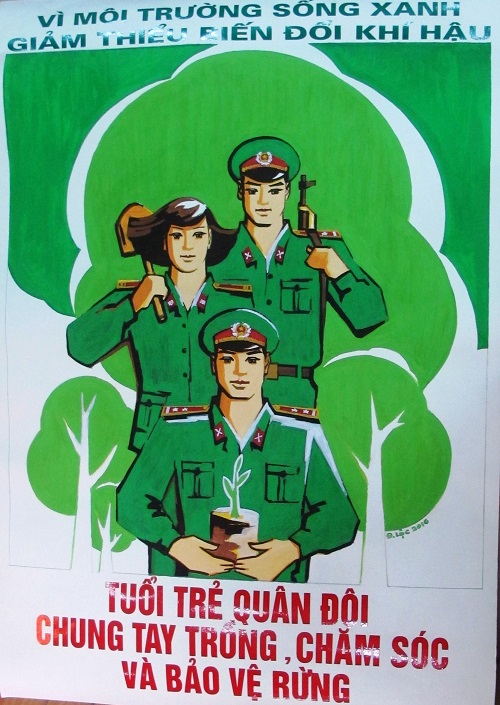 Mỹ thuật quân đội một năm sôi động