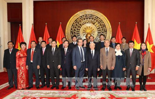 Tổng Bí thư Nguyễn Phú Trọng thăm, nói chuyện với cán bộ Đại sứ quán và đại diện kiều bào, lưu học sinh Việt Nam tại Trung Quốc