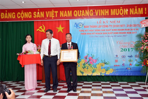 Công ty Cổ phần in tổng hợp Cần Thơ kỷ niệm 40 năm ngày thành lập