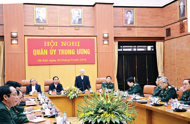 Một số hoạt động của lãnh đạo Quân ủy Trung ương, Bộ Quốc phòng năm 2016