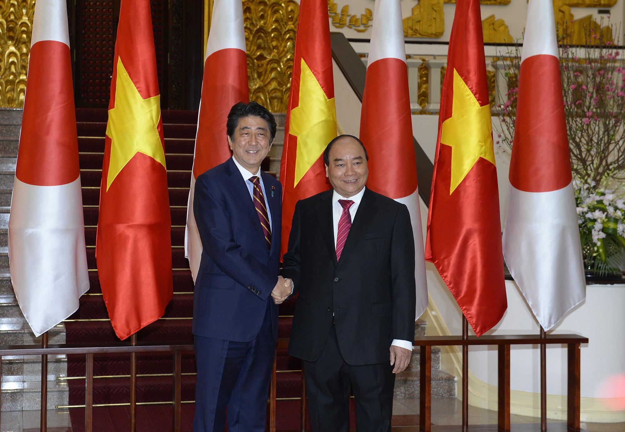 Lãnh đạo Đảng, Nhà nước, Chính phủ, Quốc hội tiếp, hội đàm, hội kiến với Thủ tướng Nhật Bản