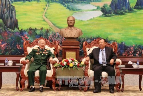 Lào đánh giá cao đóng góp của quân tình nguyện và chuyên gia Việt Nam