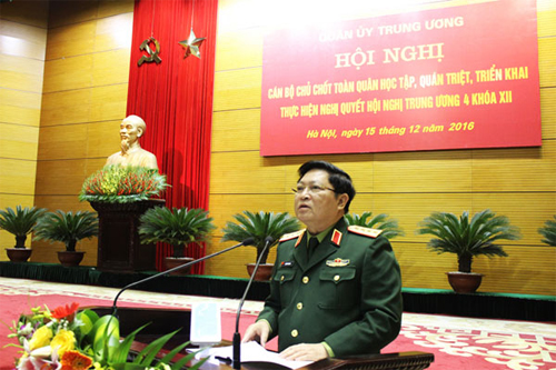 Tăng cường tiềm lực, thế trận quốc phòng của đất nước