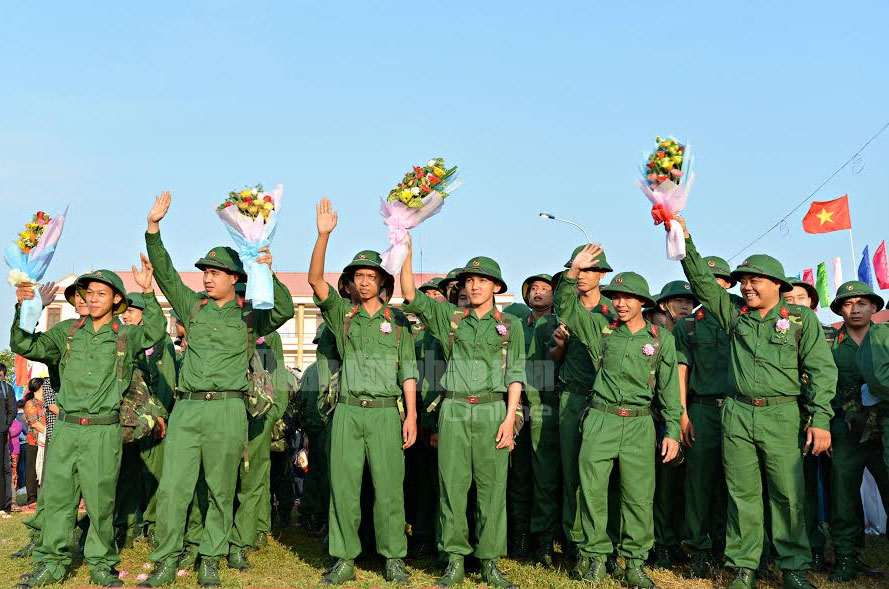 Rộn ràng ngày hội tòng quân tại các tỉnh Đồng bằng sông Cửu Long
