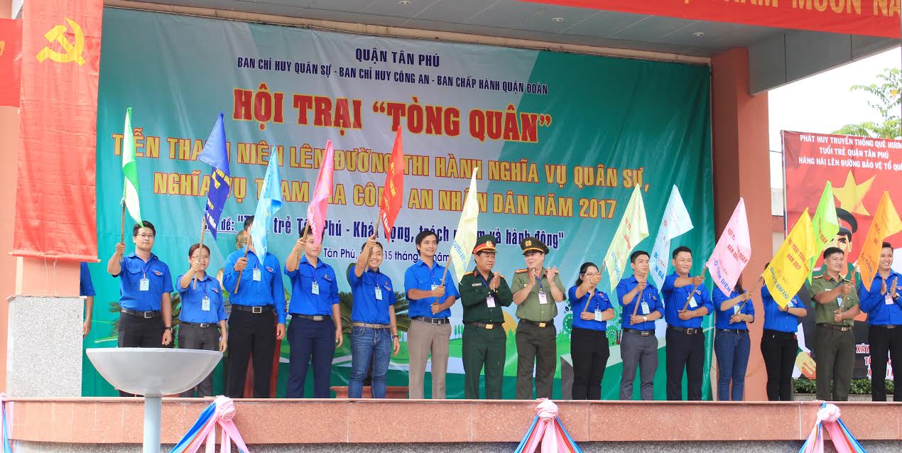 Sôi nổi hội trại tòng quân tại TP Hồ Chí Minh
