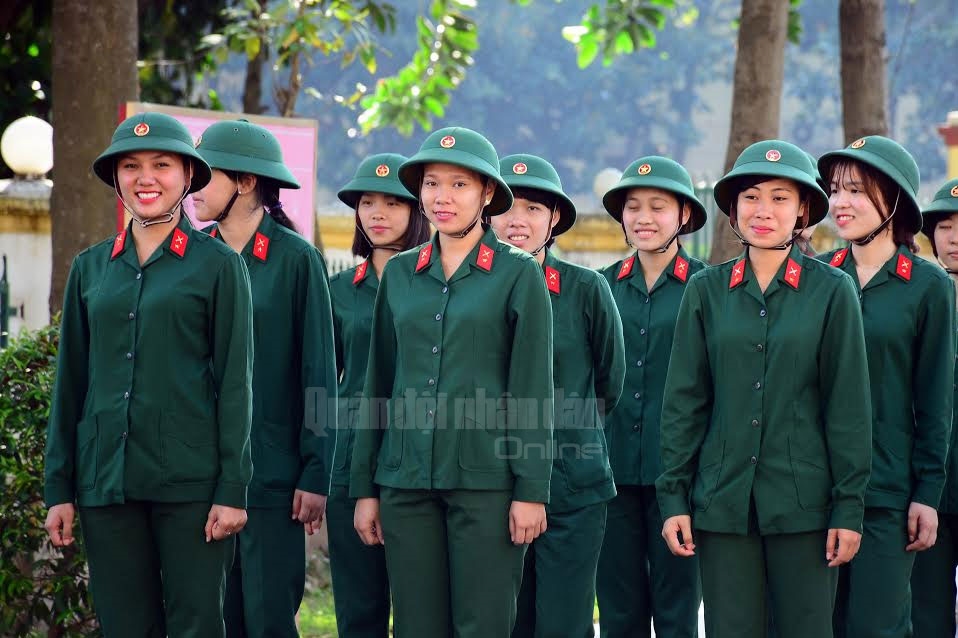 Rạng rỡ nụ cười sau những giờ luyện tập vất vả.