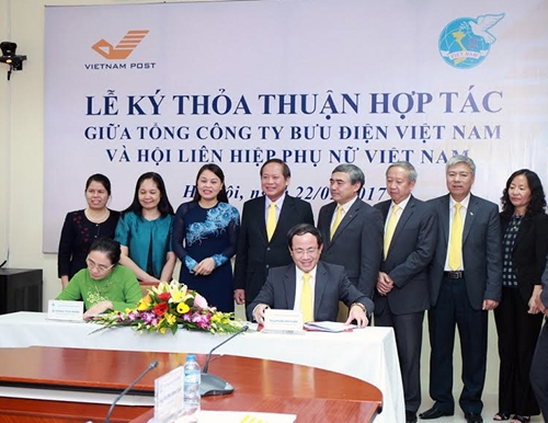 Tổng công ty Bưu điện Việt Nam và Hội Liên hiệp Phụ nữ Việt Nam ký kết thỏa thuận hợp tác