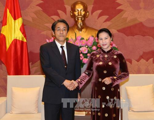 Chủ tịch Quốc hội Nguyễn Thị Kim Ngân tiếp Đại sứ Nhật Bản và Đại sứ Thái Lan
