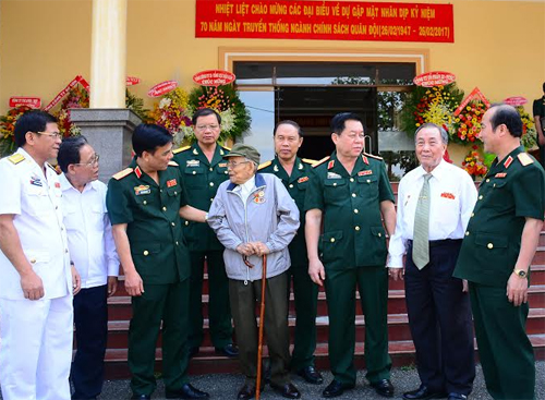 Gặp mặt truyền thống 70 năm ngành Chính sách quân đội khu vực phía Nam