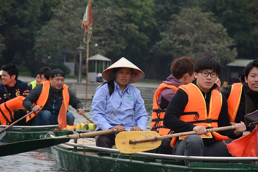 Phần đông họ là những người dân lao động địa phương.