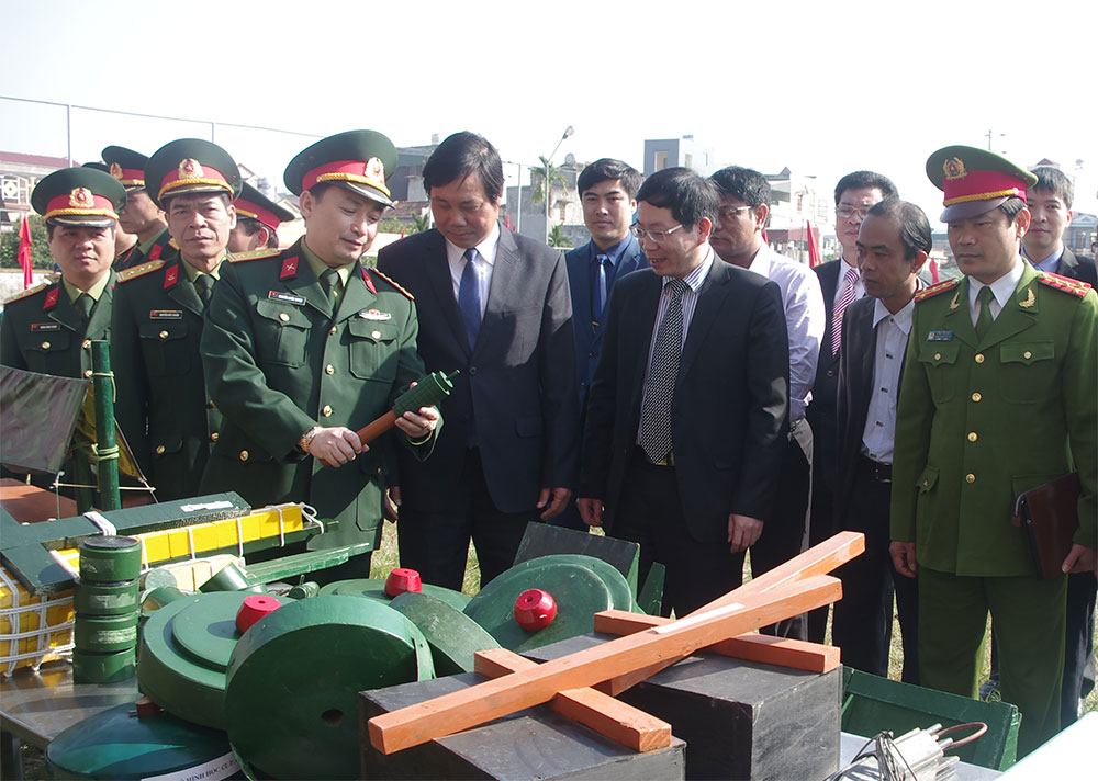 Nâng cao trình độ hiệp đồng xử trí tình huống của cơ quan quân sự địa phương
