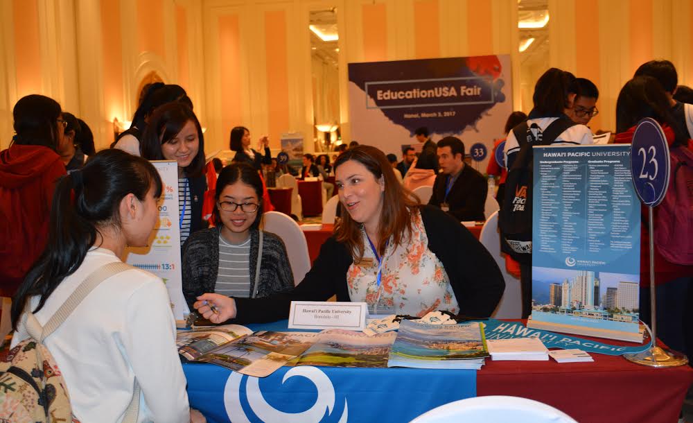 Hội chợ du học Hoa Kỳ 2017 diễn ra tại Hà Nội
