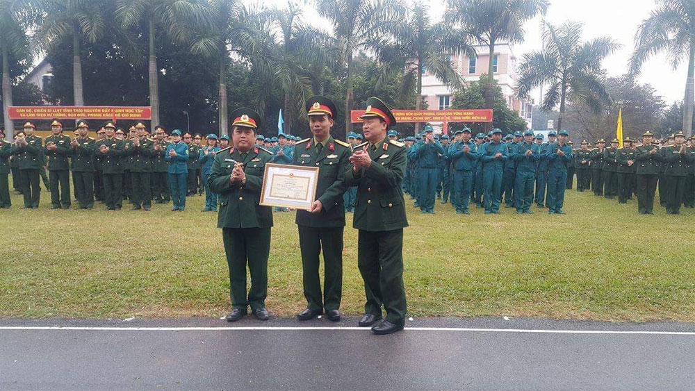 Khí thế ra quân huấn luyện ngay từ những ngày đầu
