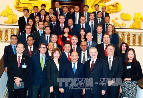 Thủ tướng Nguyễn Xuân Phúc tiếp đoàn doanh nghiệp Hoa Kỳ
