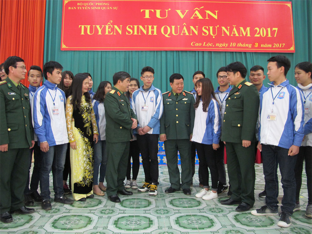 Đẩy mạnh hướng nghiệp quân sự, nâng cao chất lượng tuyển sinh
