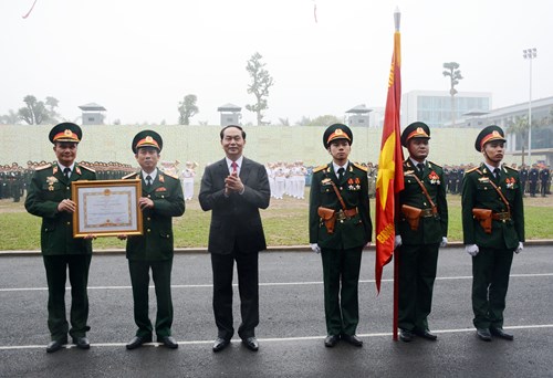 Binh chủng Đặc công đón nhận Huân chương Quân công hạng nhất
