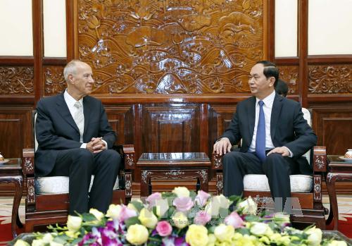 Chủ tịch nước Trần Đại Quang tiếp Tổng Giám đốc Tổ chức Sở hữu trí tuệ thế giới 
