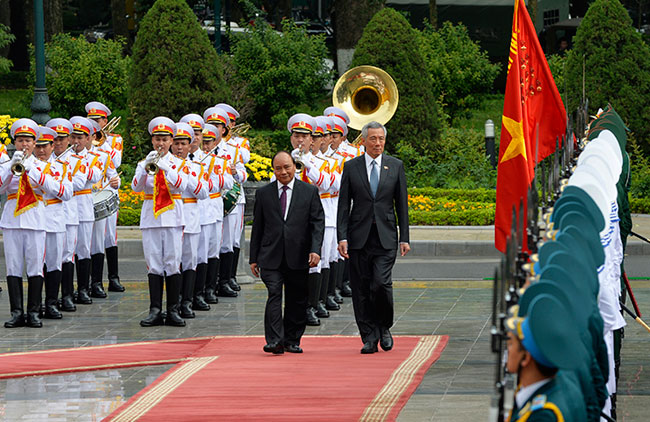 Lãnh đạo Đảng, Nhà nước tiếp, hội đàm, hội kiến Thủ tướng Singapore Lý Hiển Long