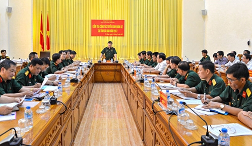 Kiểm tra công tác tuyển sinh quân sự tại tỉnh Cà Mau
