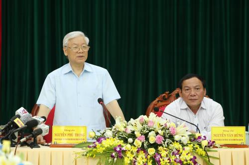 Tổng Bí thư Nguyễn Phú Trọng: Quảng Trị cần huy động tối đa nguồn lực vật chất và tinh thần để phát triển