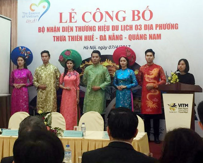 Công bố bộ nhận diện thương hiệu du lịch ba tỉnh miền Trung
