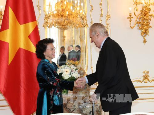 Chủ tịch Quốc hội Nguyễn Thị Kim Ngân hội kiến, hội đàm với các nhà lãnh đạo CH Séc
