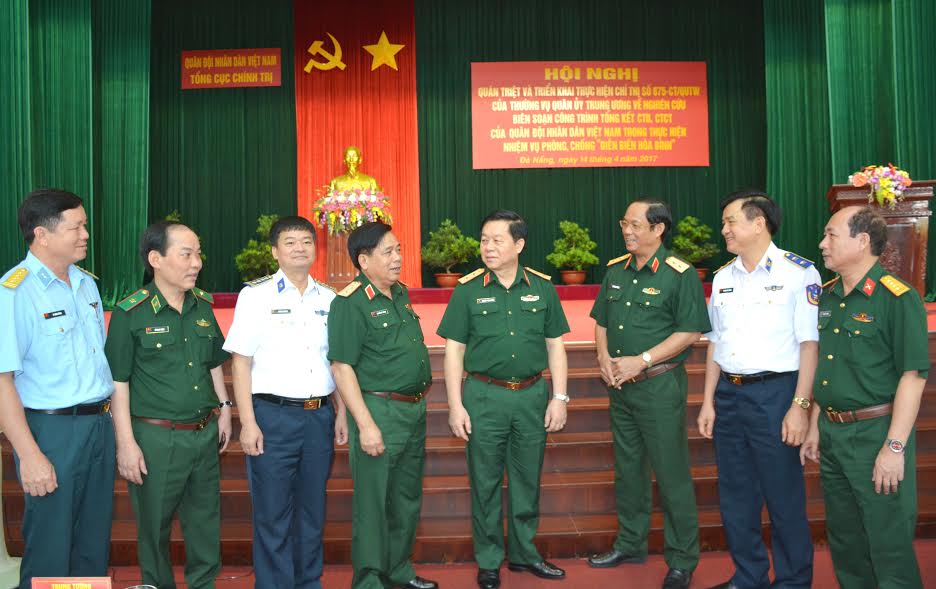 Triển khai thực hiện Chỉ thị của Thường vụ Quân ủy Trung ương về nhiệm vụ phòng, chống diễn biến hoà bình