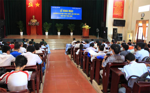 Khai mạc Hội thi “Olympic Cơ học toàn quốc” khu vực phía Nam năm 2017