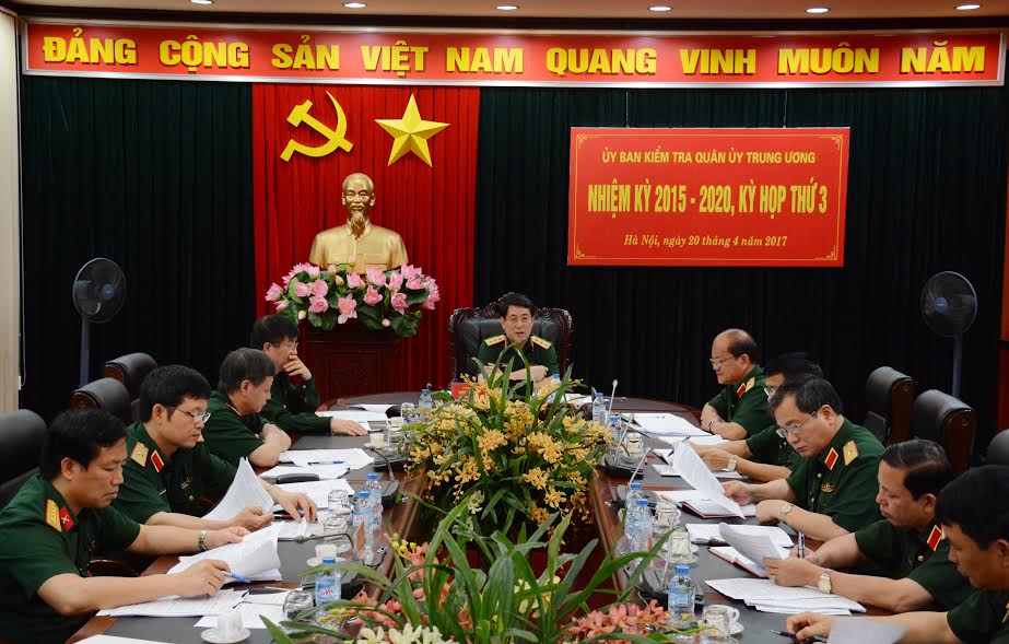 Kỳ họp thứ 3 của Ủy ban Kiểm tra Quân ủy Trung ương, nhiệm kỳ 2015-2020
