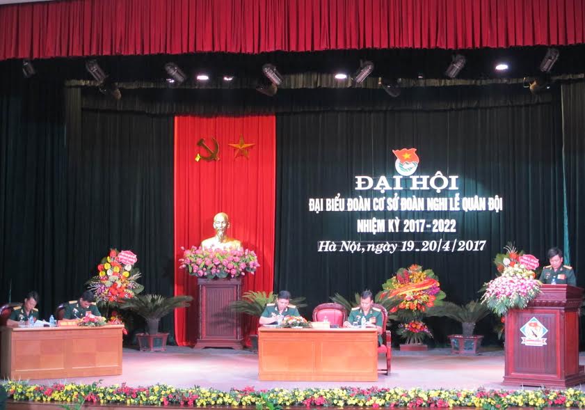 Đại hội đại biểu Đoàn cơ sở Đoàn Nghi lễ Quân đội nhiệm kỳ 2017-2022