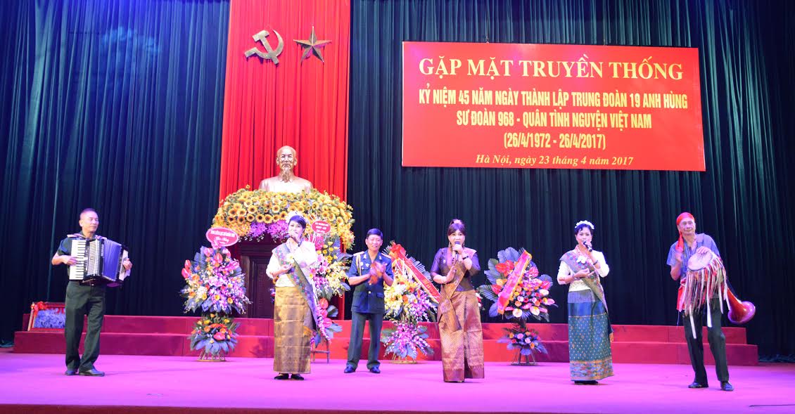 Gặp mặt truyền thống Trung đoàn 19, Sư đoàn 968 quân tình nguyện Việt-Lào