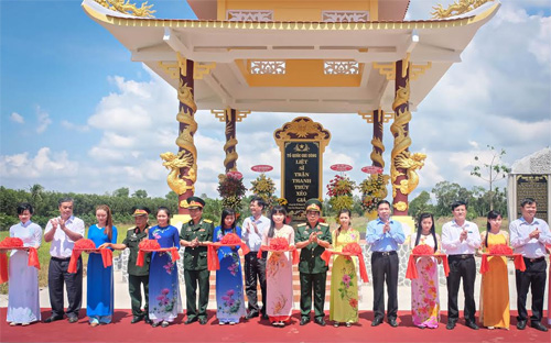 Khánh thành Nhà bia tưởng niệm liệt sĩ Thanh Thủy - Xẻo Giá