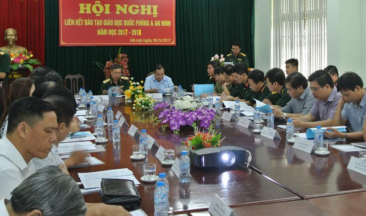 Trung tâm Giáo dục Quốc phòng và An ninh tổ chức hội nghị liên kết đào tạo
