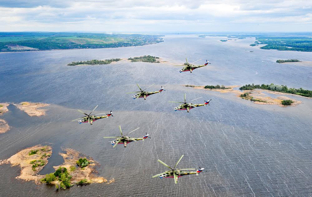 Chuyện về phi đội trực thăng Berkuty của Không quân Nga
