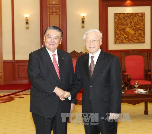 Lãnh đạo Đảng, Nhà nước tiếp Chủ tịch Hạ viện Nhật Bản
