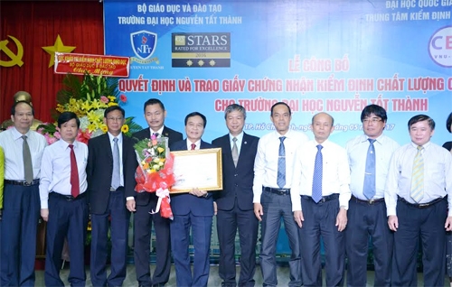 Trường Đại học Nguyễn Tất Thành đạt chuẩn chất lượng cơ sở giáo dục