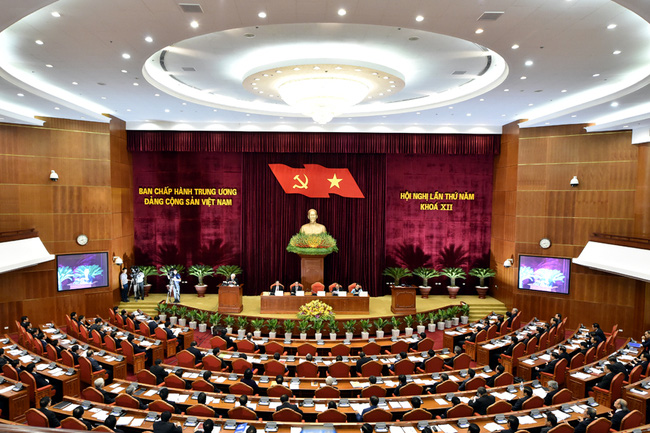 Ngày làm việc thứ tư của Hội nghị lần thứ năm Ban Chấp hành Trung ương Đảng khóa XII