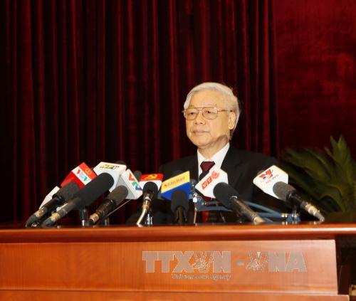 Phát biểu của Tổng Bí thư Nguyễn Phú Trọng bế mạc Hội nghị lần thứ năm Ban Chấp hành Trung ương Đảng khóa XII 