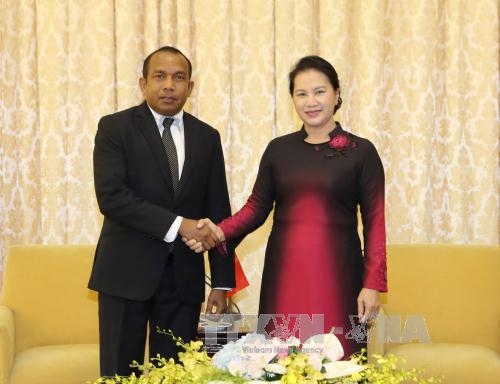 Chủ tịch Quốc hội Nguyễn Thị Kim Ngân tiếp Chủ tịch và Tổng Thư ký IPU