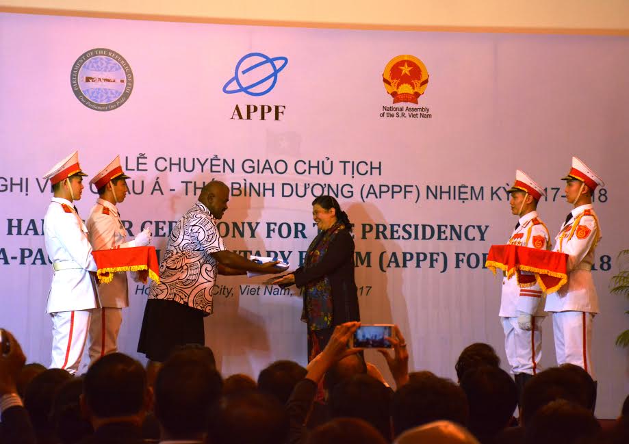 Việt Nam đảm nhiệm chức Chủ tịch Diễn đàn Nghị viện châu Á-Thái Bình Dương
