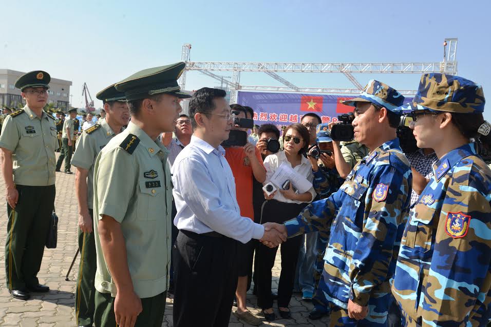 Tàu Cảnh sát biển 8004 kết thúc tốt đẹp chuyến thăm, giao lưu tại Trung Quốc