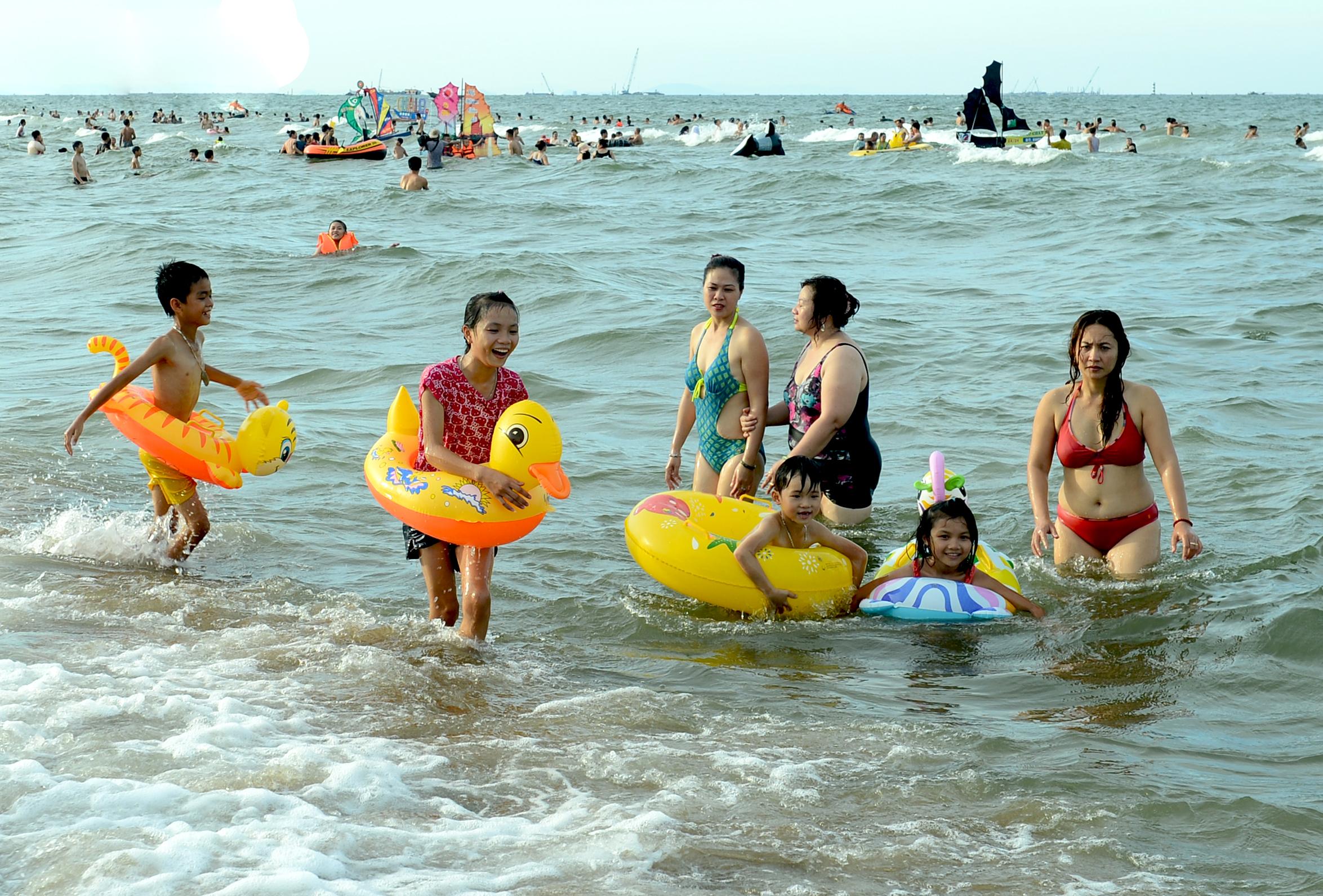 Biển miền Trung vào hè