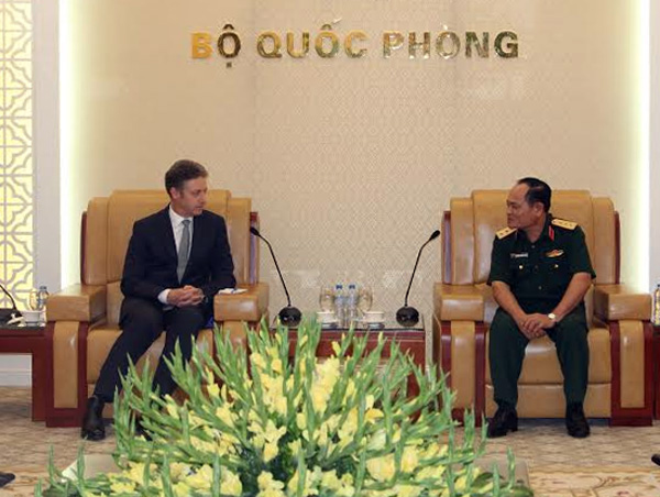 Lãnh đạo Bộ Tổng tham mưu tiếp khách quốc tế
