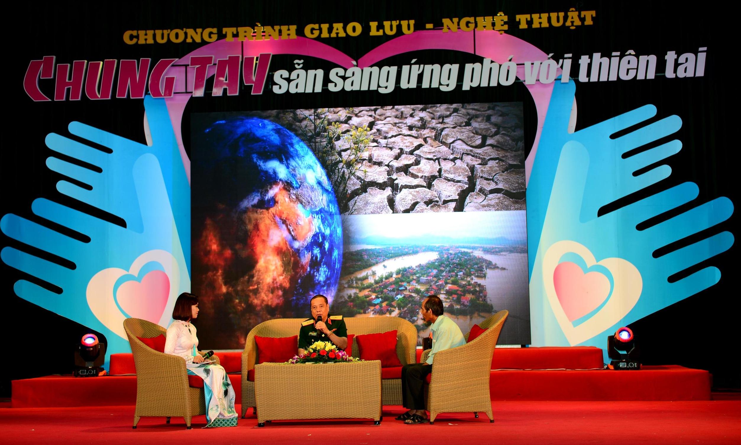 Chung tay sẵn sàng ứng phó với thiên tai
