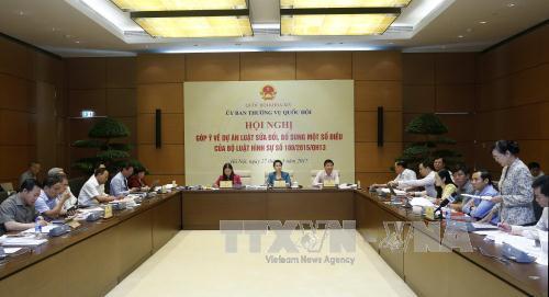 Hội nghị góp ý về dự án Luật sửa đổi, bổ sung một số điều của Bộ luật Hình sự số 100/125/QH13