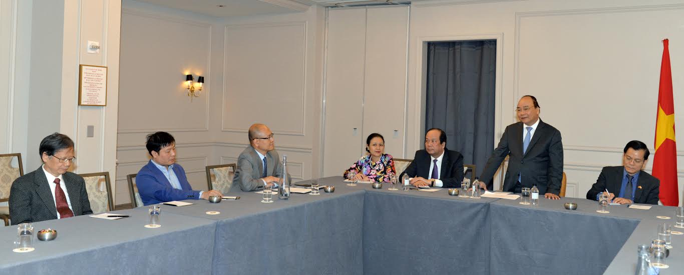 Thủ tướng Nguyễn Xuân Phúc trân trọng những đóng góp tâm huyết của doanh nhân, trí thức Việt Nam tại Hoa Kỳ