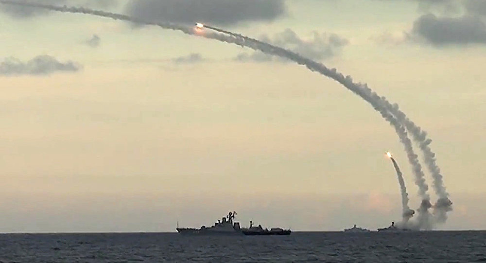 Nga tấn công IS ở Xy-ri bằng tên lửa từ tàu chiến trên Địa Trung Hải
