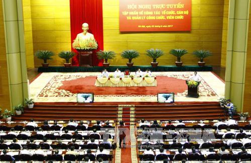 Hội nghị tập huấn về công tác tổ chức, cán bộ và quản lý công chức, viên chức