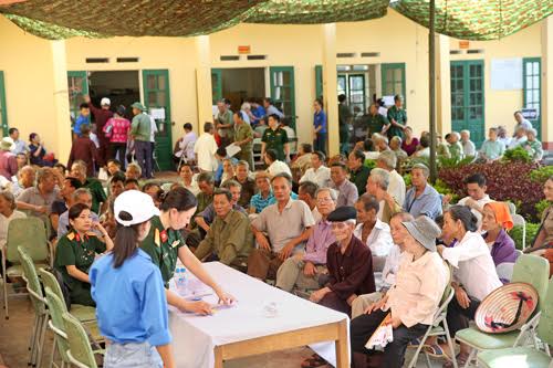 Viện Bỏng Quốc gia Lê Hữu Trác (Học viện Quân y) khám bệnh, cấp thuốc miễn phí tại Thái Nguyên

